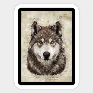 Wolf Sticker